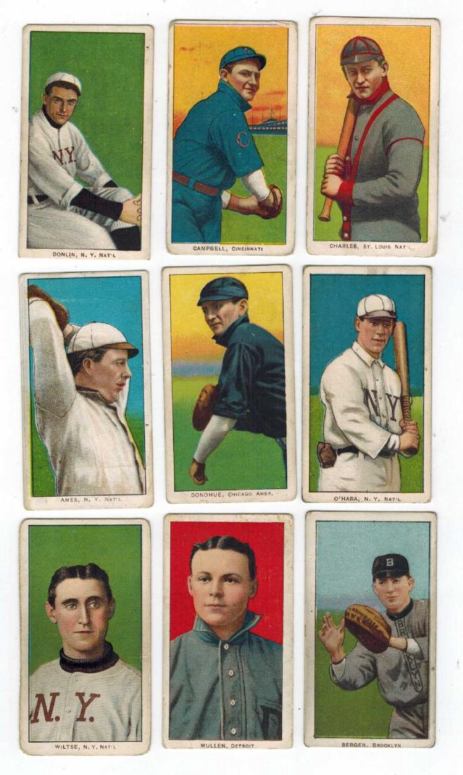 Group of Nine 1909-11 T206 Tobacco G/VG (1 of 2)