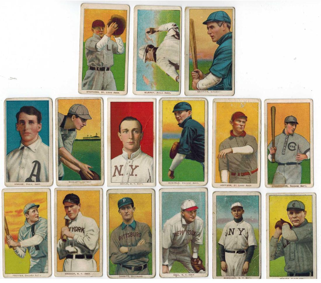 Group of Fifteen 1909-11 T206 Tobacco PR/FR (1 of 2)