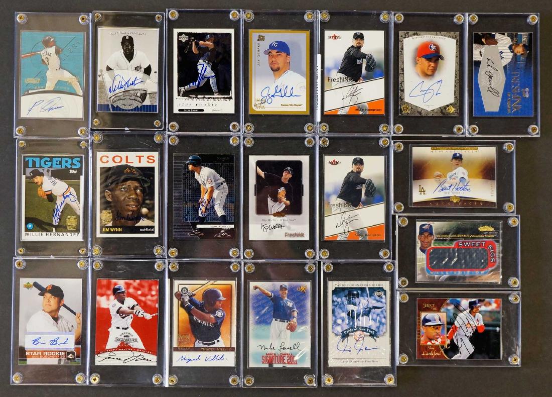 Collection (20) Autographed Insert Cards Etc. (1 of 2)