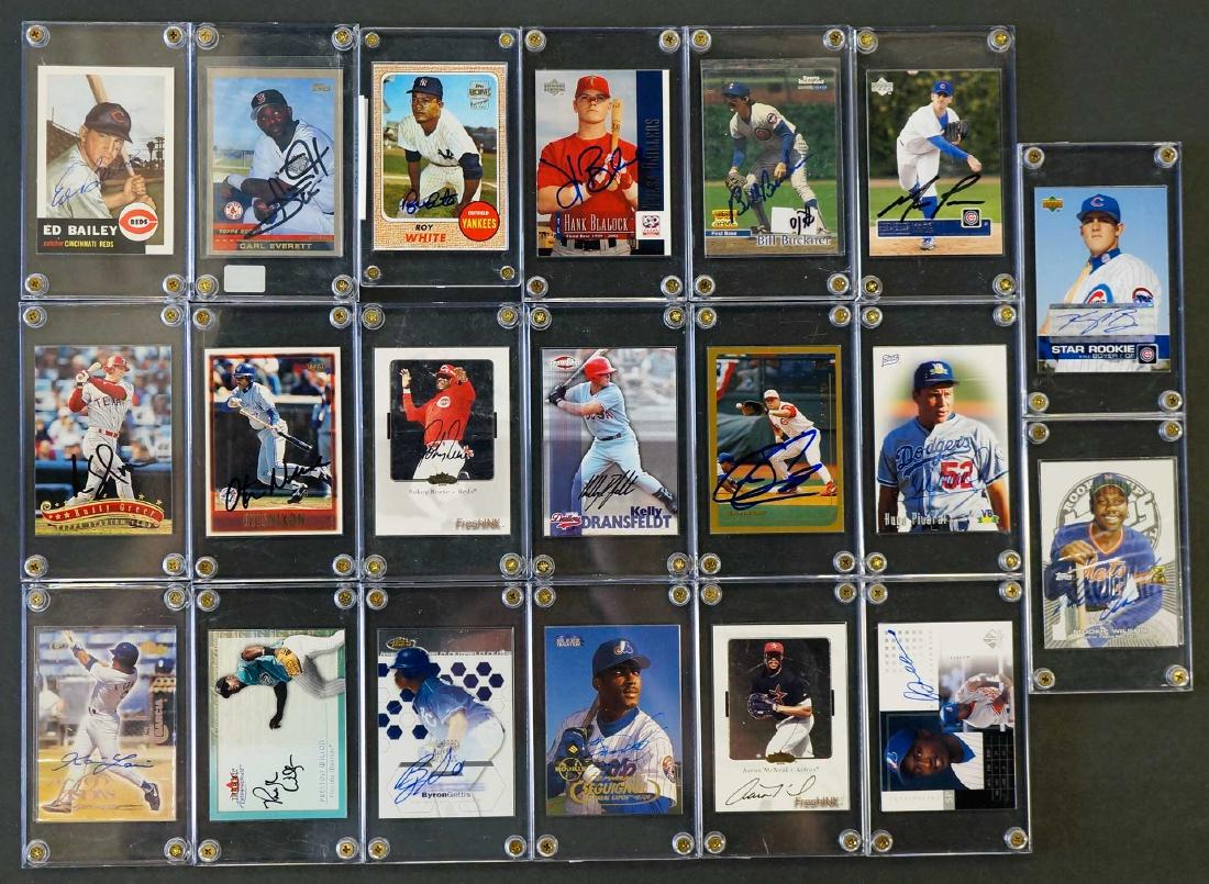 Collection of (20) Autographed Baseball Cards (1 of 2)