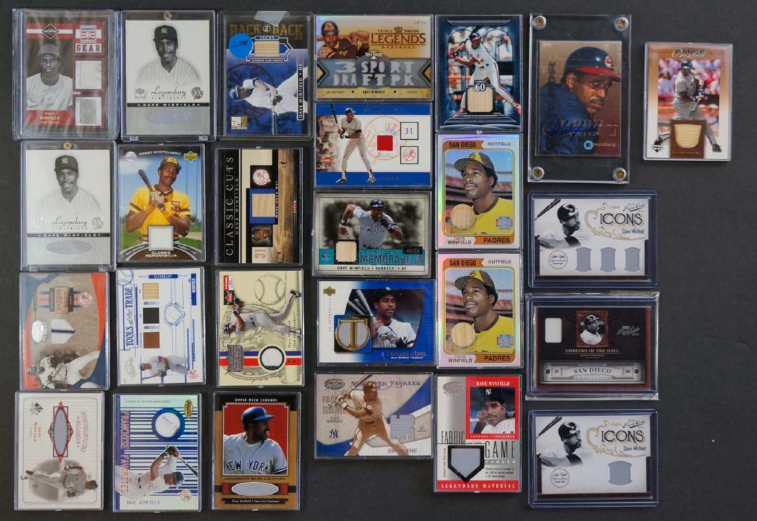 Dave Winfield Game-Used Relics Baseball Cards (28) (1 of 2)