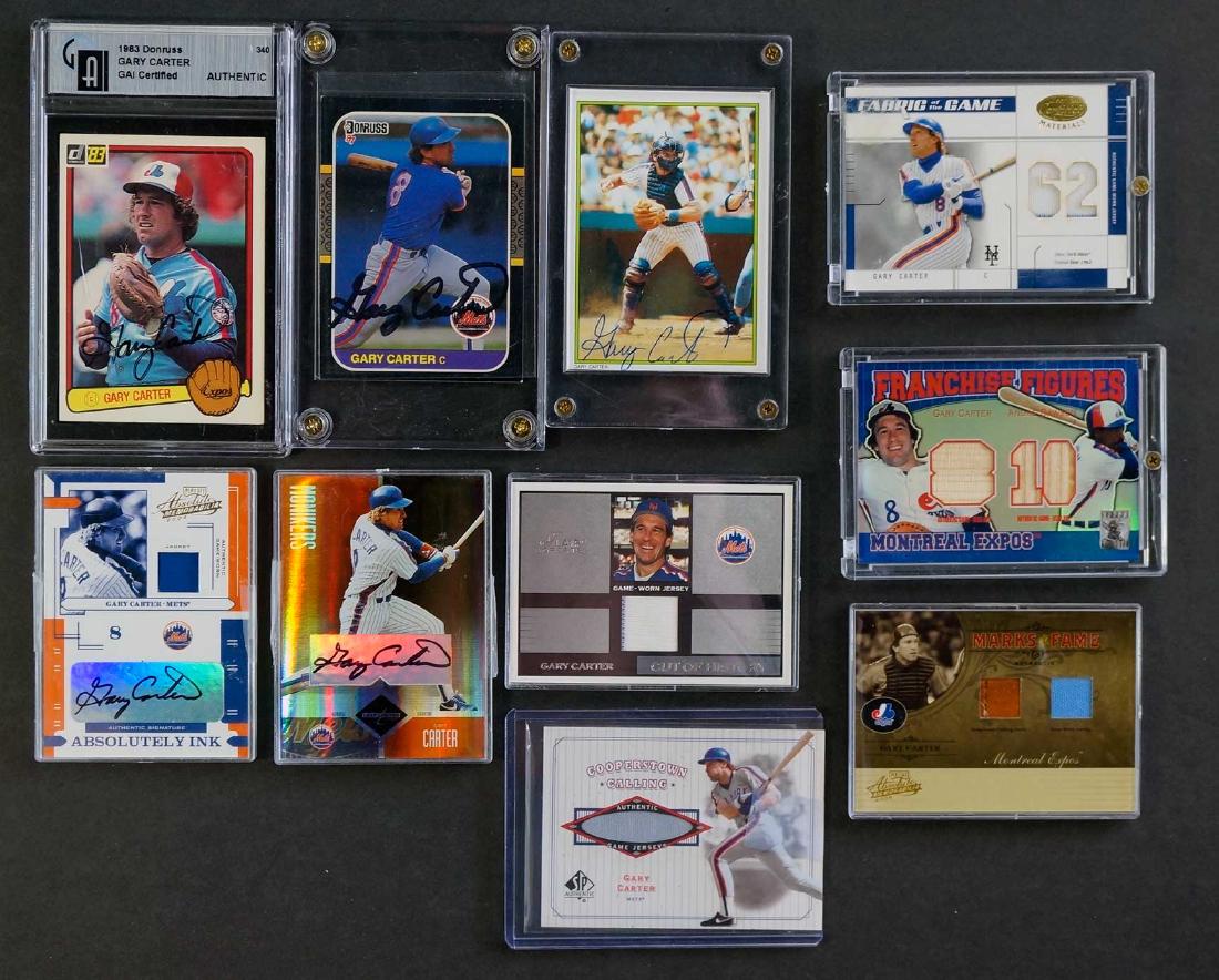 Gary Carter Signed Insert Cards and More (10) (1 of 2)