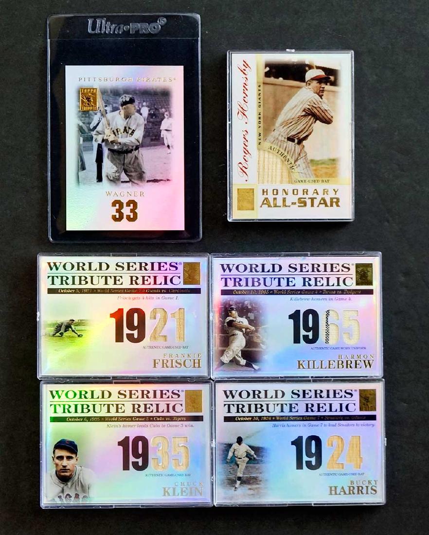 Topps Tribute Game-Used Relics BB Cards (6) (1 of 2)