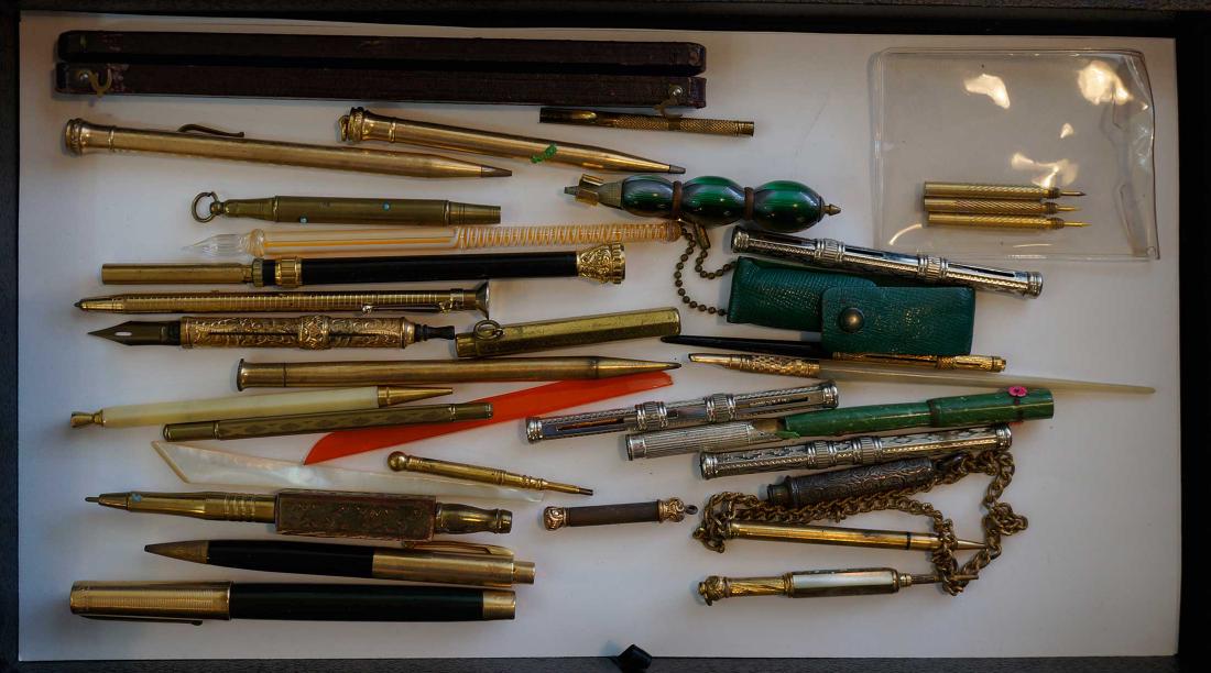 Group of Antique Fancy and Gold Filled Pens etc. (1 of 2)