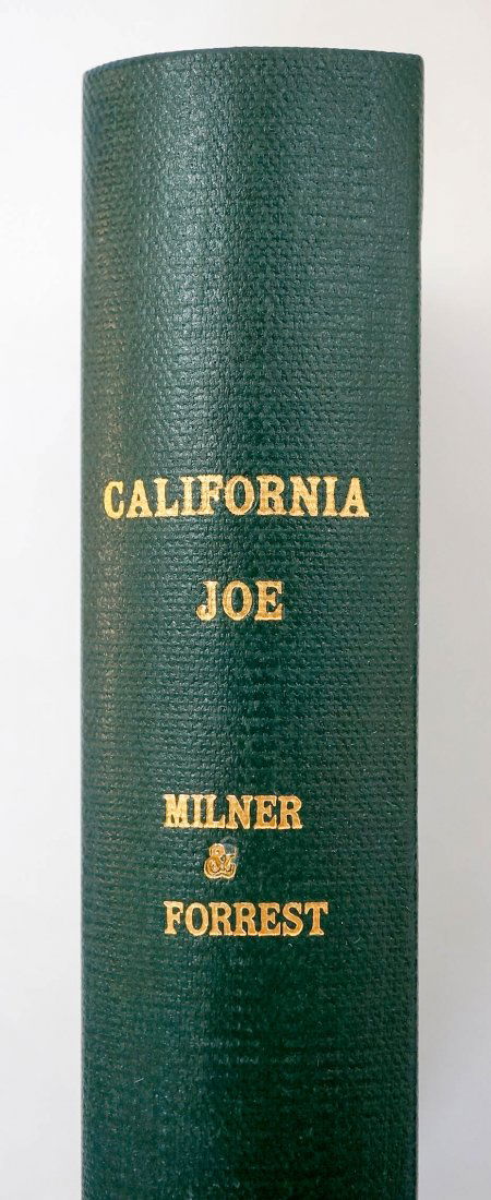 California Joe Caxton 1935 1st Ed.: California Joe Noted Scout and Indian Fighter by Joe E. Milner and Earle R. Forrest. Caxton Printers, Ltd., Caldwell, Idaho. 1935 1st ed. Hardcover, excellent. Provenance: Private collection, Davenpor