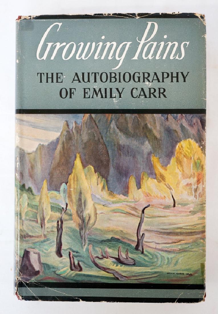 Growing Pains the Autobiography of Emily Carr