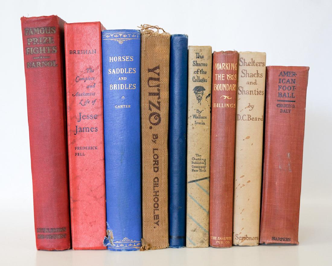 Group of Nine Vintage Western Books and More (1 of 1)