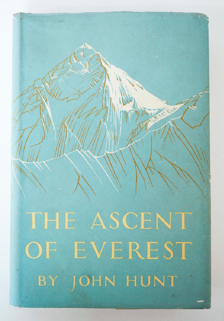 The Ascent of Everest by John Hunt: The Ascent of Everest by John Hunt. Published by Hodder & Stoughton. 1958 1st Ed. Excellent condition. Provenance: Estate of Russell Johanson, Ravenna Rare Books, Seattle, Washington. We gladly combin