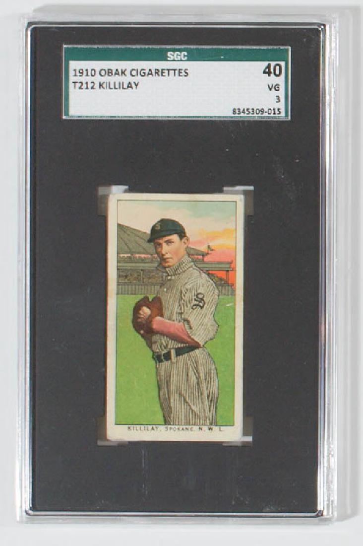 1910 T212 Obak Killilay Spokane N.W.L. SGC 40 VG 3 (1 of 2)