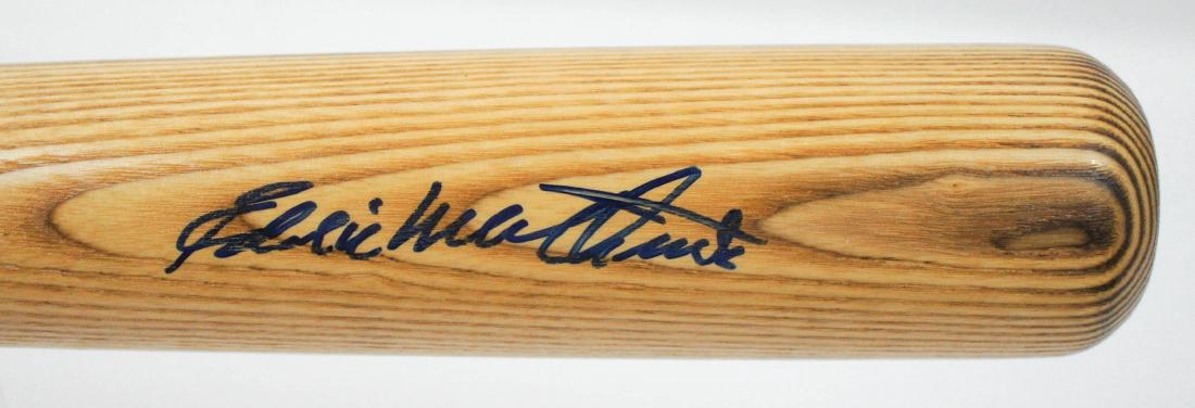 Eddie Mathews Signed Baseball Bat Beckett COA (1 of 3)