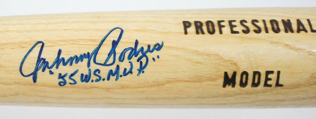 Johnny Podres Signed Baseball Bat Beckett COA (1 of 3)