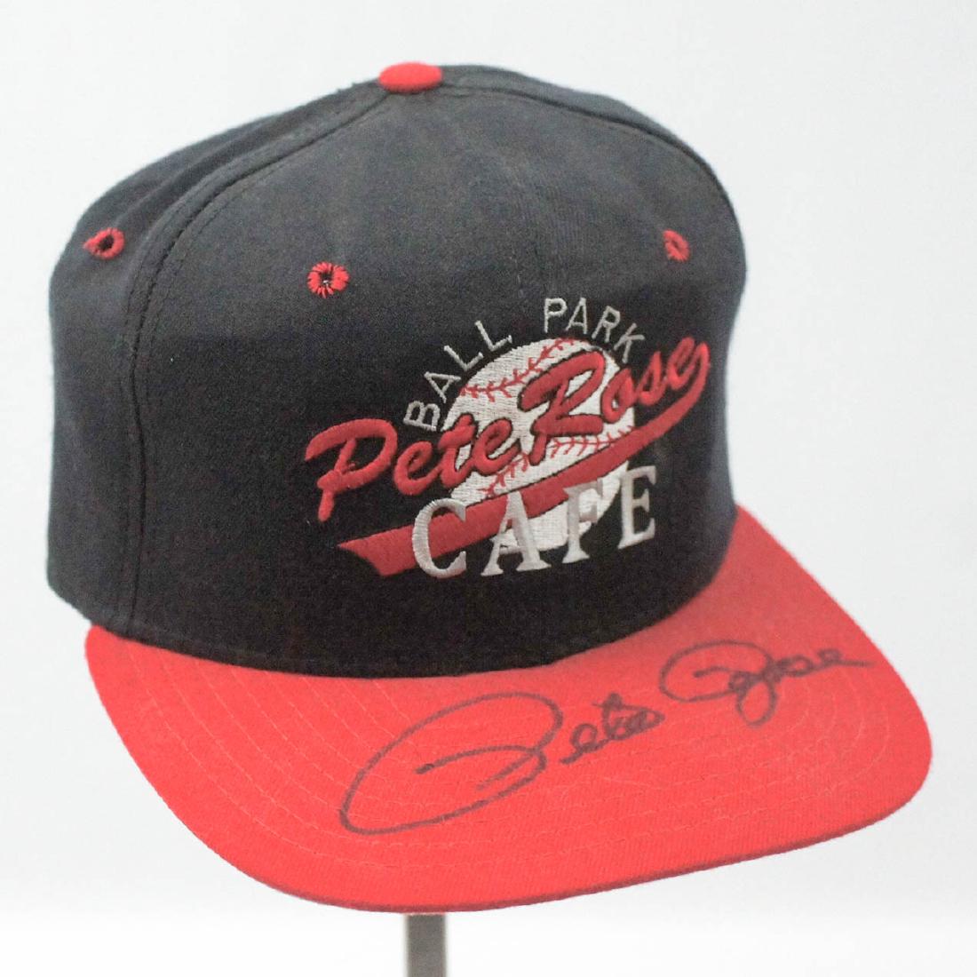 Pete Rose Signed Hat - Beckett COA (1 of 3)