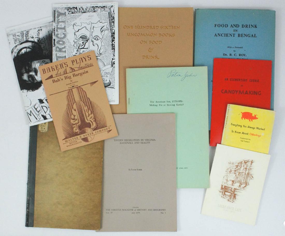 Group of Food and Drink Booklets, and Ephemera (1 of 2)
