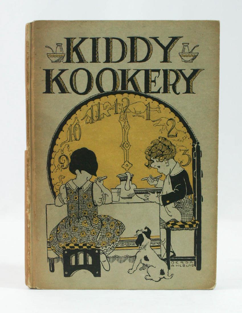 Kiddy Kookery Mrs. Harold Kahn 1923: Kiddy Kookery Menus and Recipes for Feeding Children from Six Months to Six Years compiled by Mrs. Harold Kahn. 1923, Seattle, Washington. Fair to good. Provenance: Estate of Russell Johanson, Ravenna