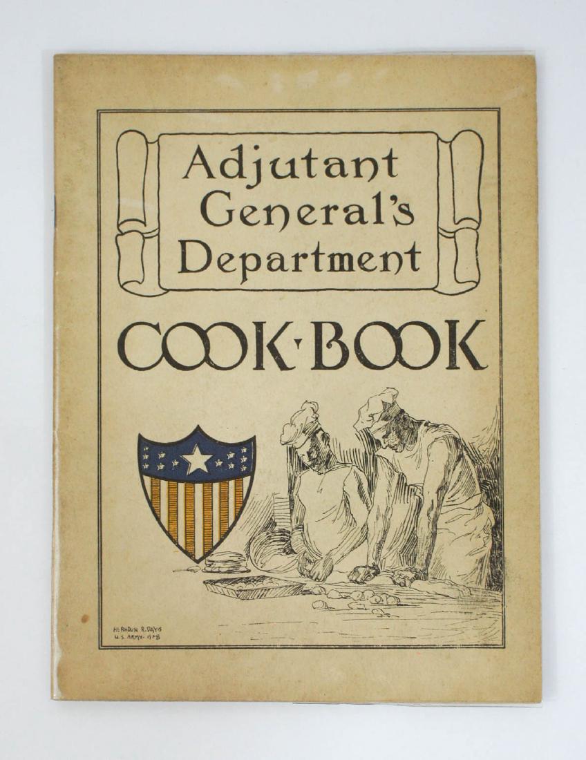 Adjutant General's Department Cook Book 1928 (1 of 1)
