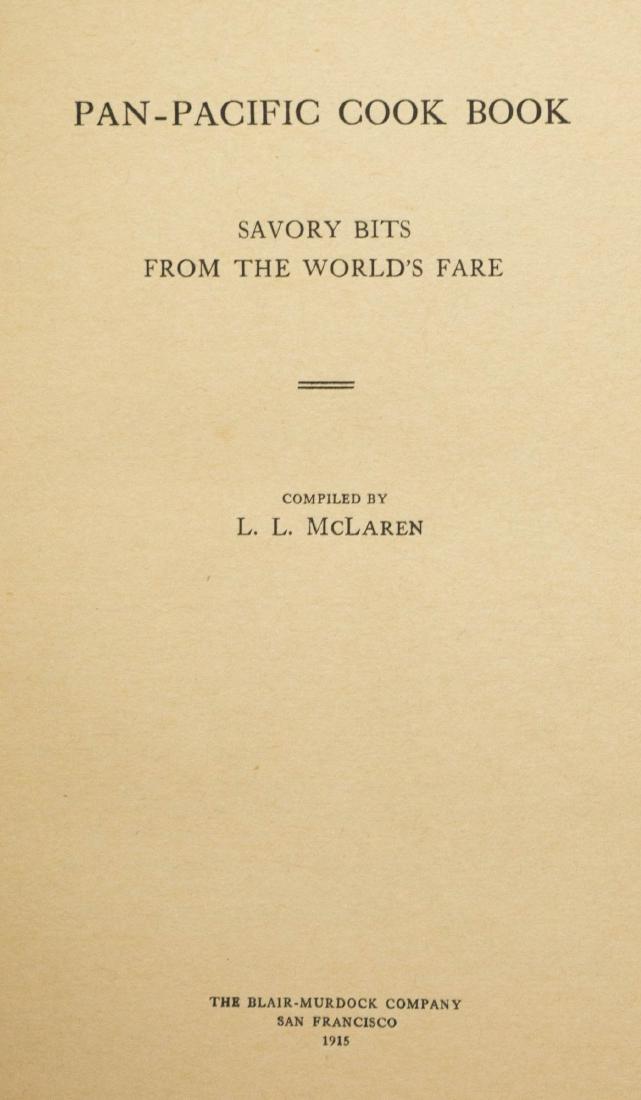 Pan-Pacific Cook Book compiled by L.L. McLaren (1 of 3)