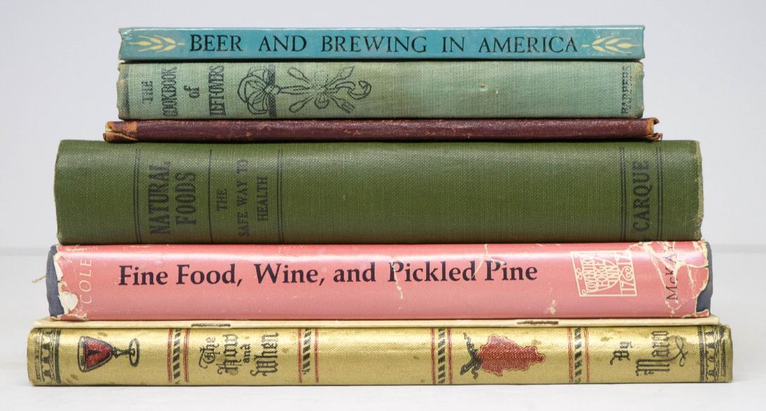 Group of Seven Food and Drink Books (1 of 1)