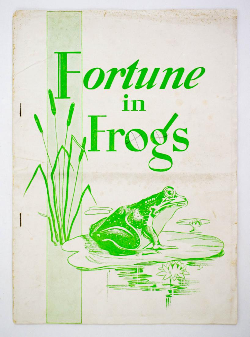 Fortune in Frogs Manual for Raising Frogs for Food (1 of 1)