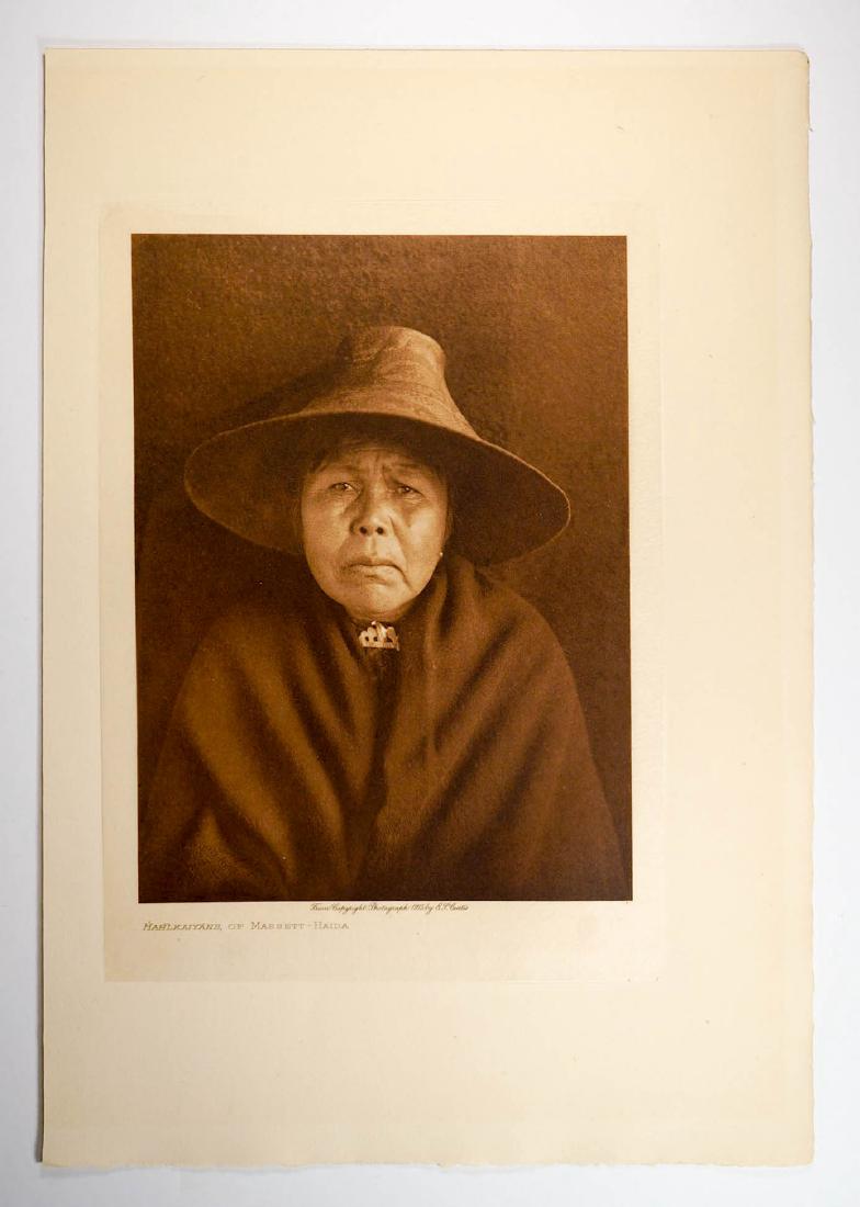 Edward Curtis Tissue Photogravure Haida, 1915 (1 of 2)