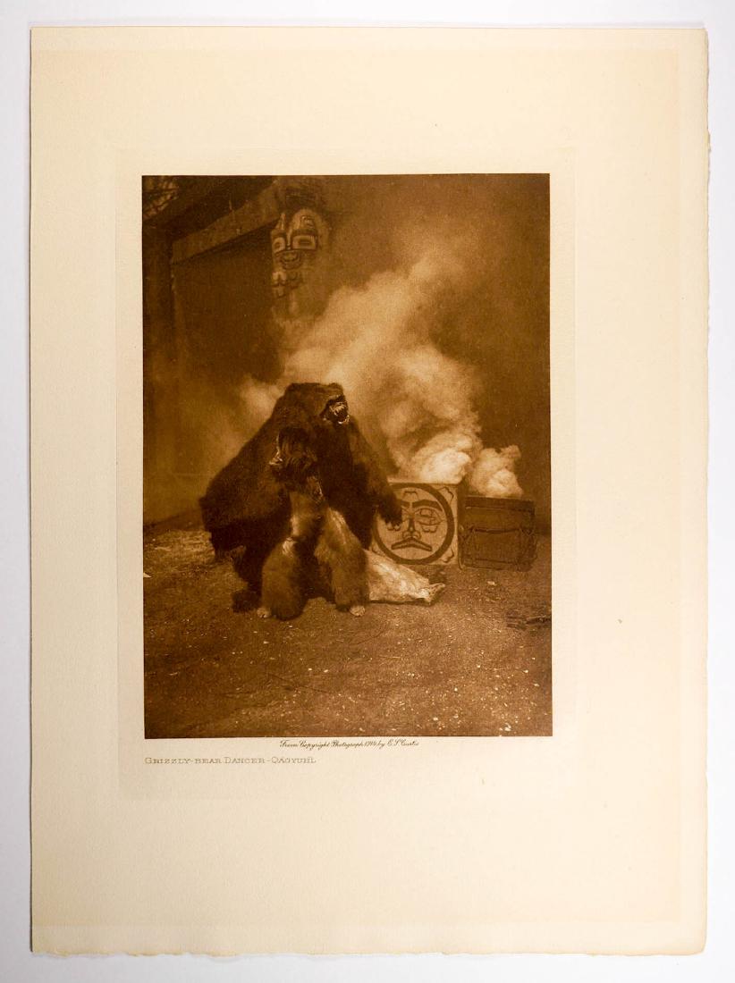 Edward Curtis Tissue Photogravure Grizzly Bear (1 of 2)