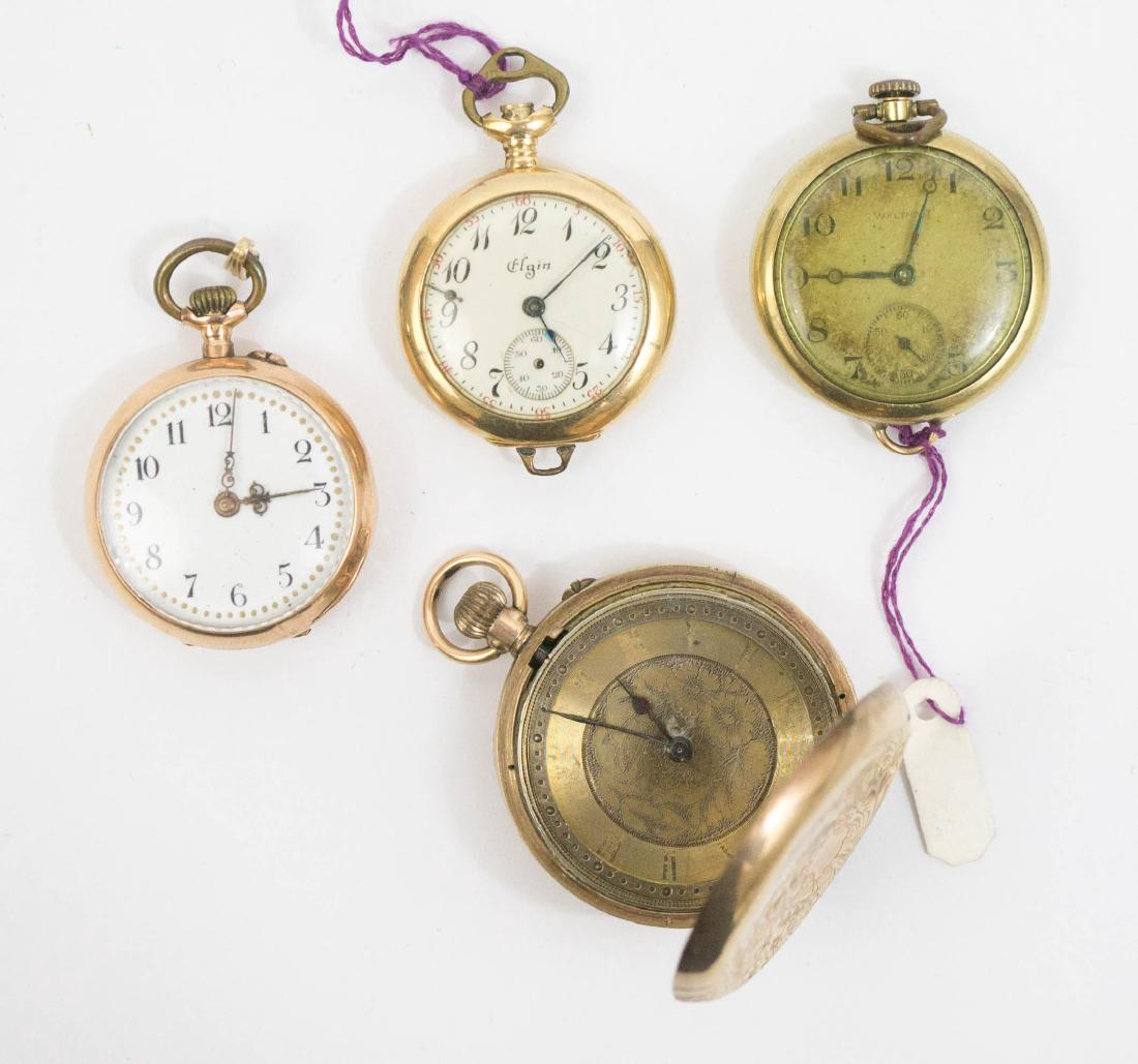 Four Ladies Gold Pocket Watches (1 of 1)
