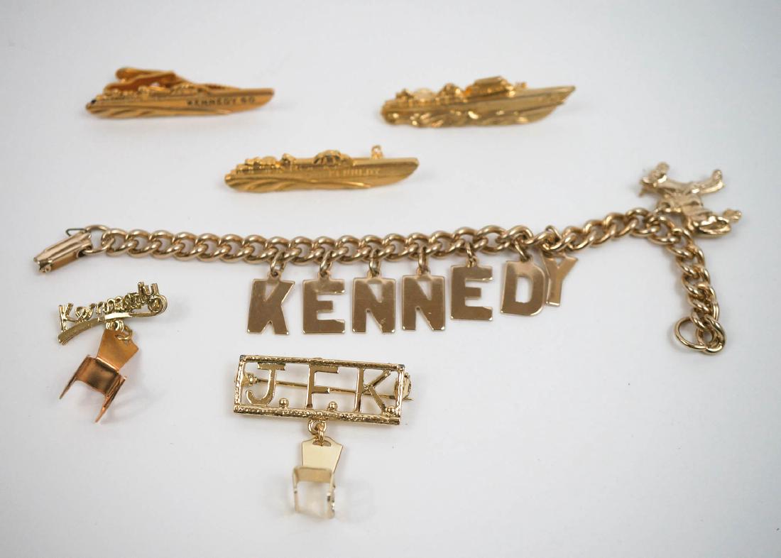 JFK John F. Kennedy Campaign Jewelry and Pins (1 of 1)