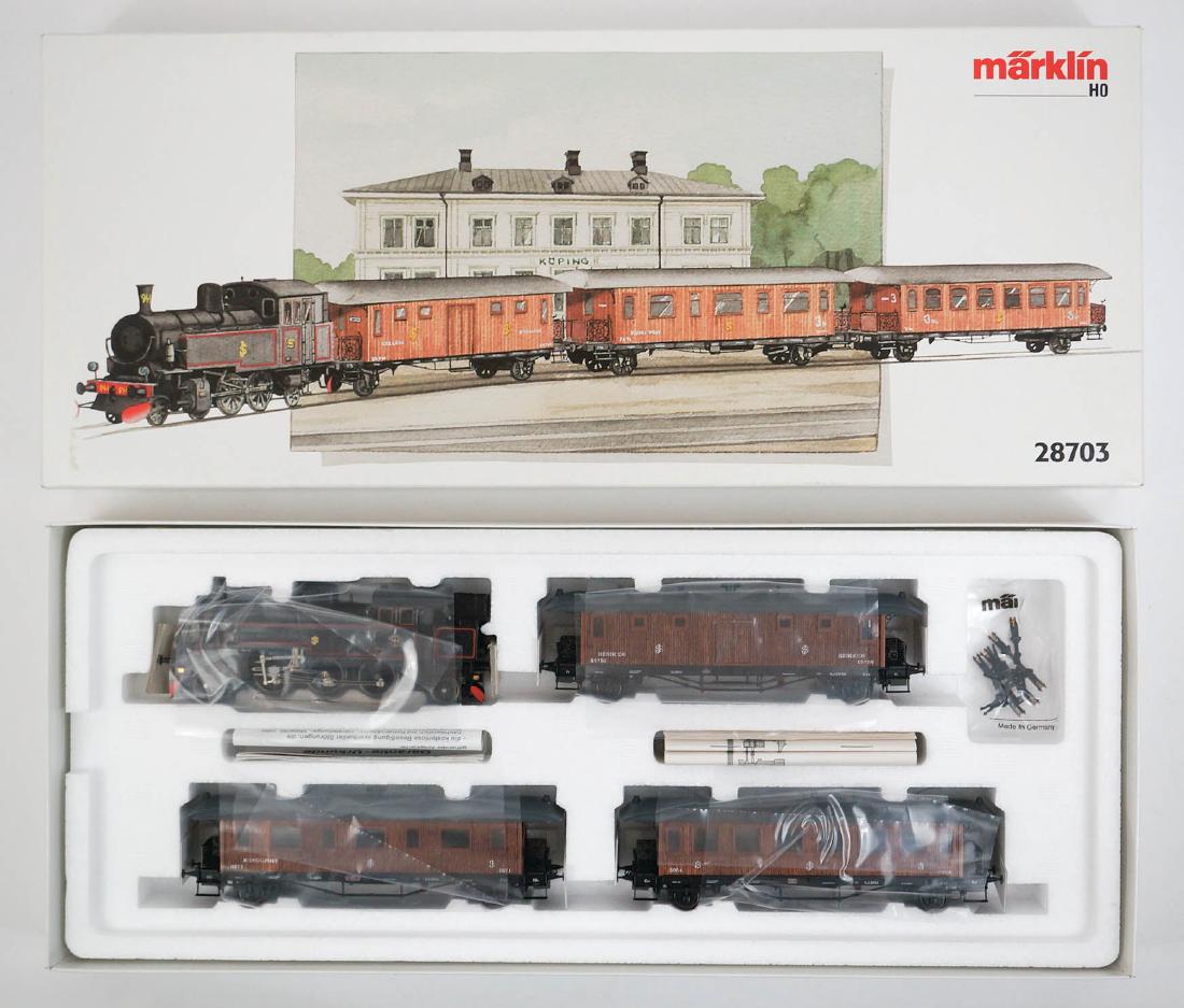 Marklin 28703 Historic SJ Passenger Train Set MIB (1 of 2)