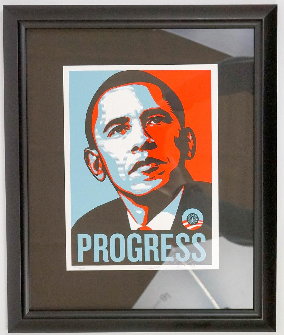 Shepard Fairey (Obey) Signed Screenprint in Colors (1 of 2)