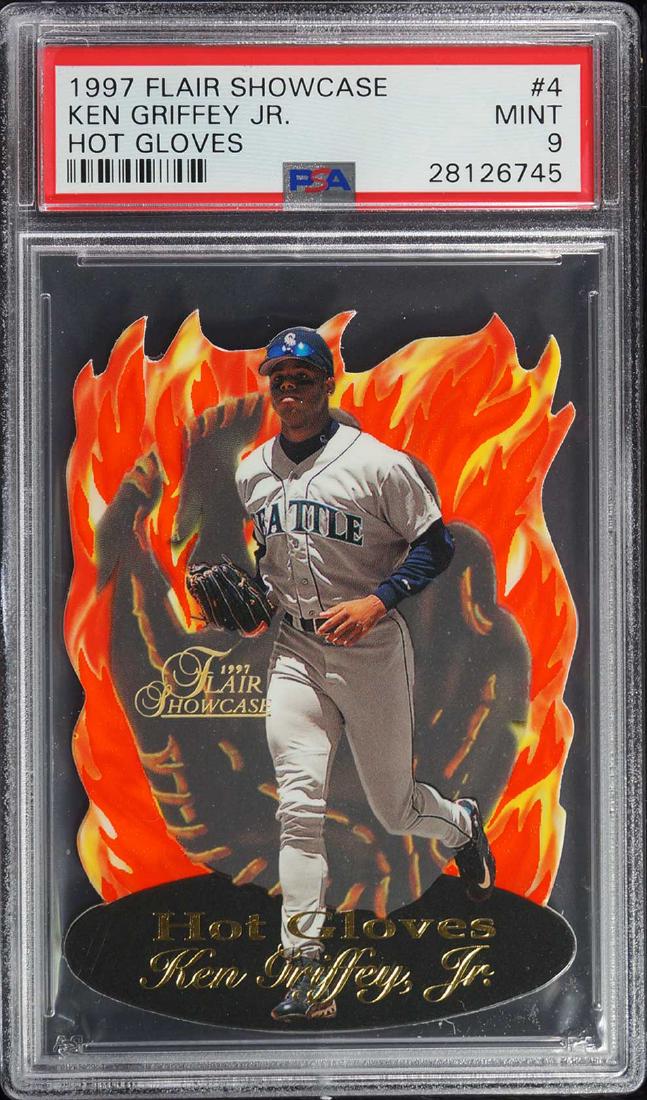 1997 Flair Showcase Ken Griffey, Jr. #4 PSA 9 (1 of 2)