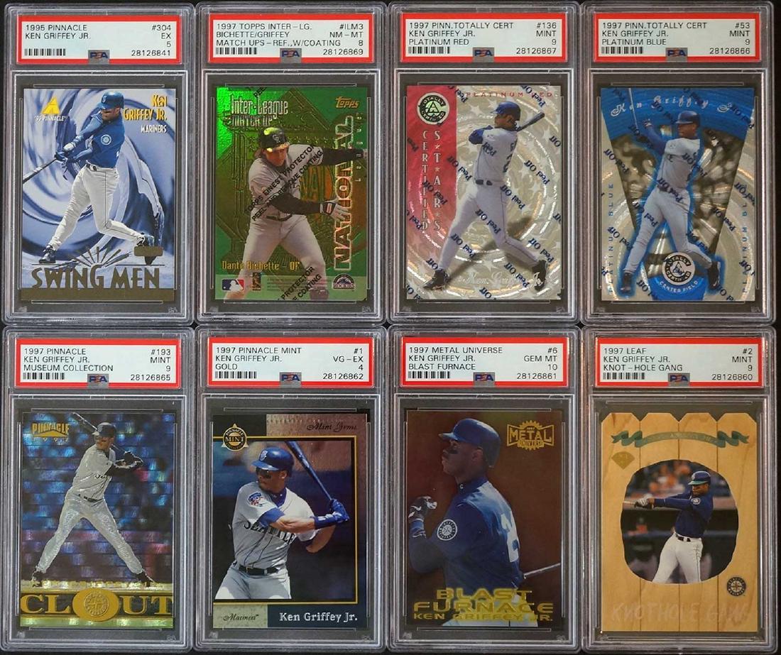 Ken Griffey, Jr. Graded Insert Cards, Eight (1 of 2)