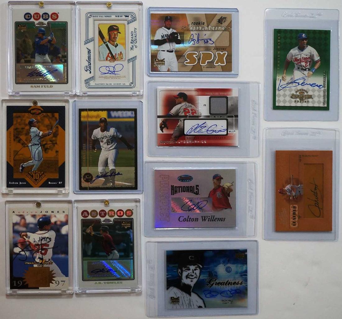 Autographed Insert Cards [12] (1 of 2)