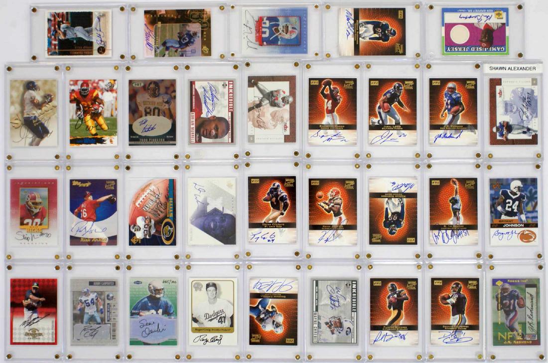 Group [32] Autographed Insert Cards (1 of 2)