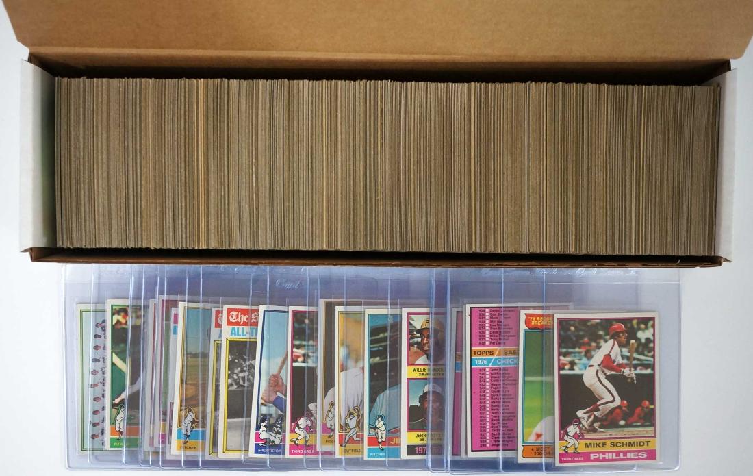 1976 Topps Baseball Cards Estate Lot of 912 Cards (1 of 3)