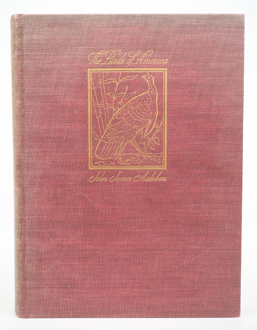 The Birds of America: The Birds of America by John James Audubon. 1941, MacMillan Co., New York. 9.5" x 12.5" x 2". Provenance: Estate of Joseph Epes Brown, III and Elenita R. Brown, Florence, Montana. We ship most items i