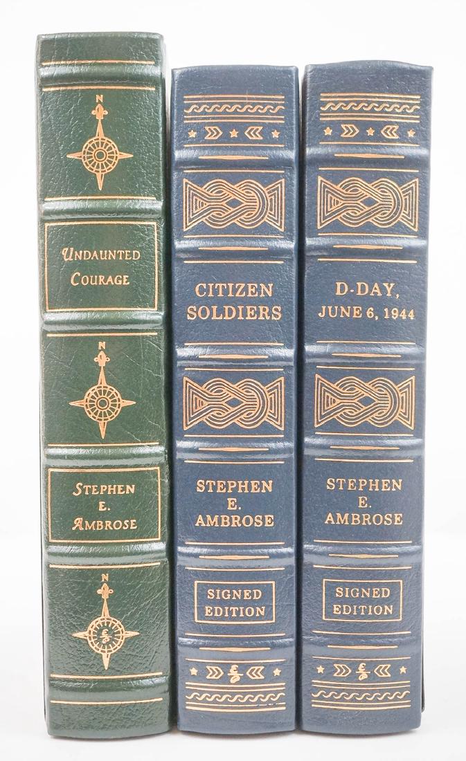 3 Signed Books by Stephen E. Ambrose (1 of 3)