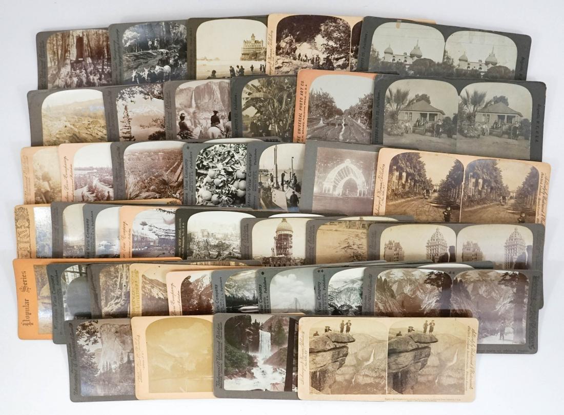 California Group of Thirty-Nine Stereoviews (1 of 2)