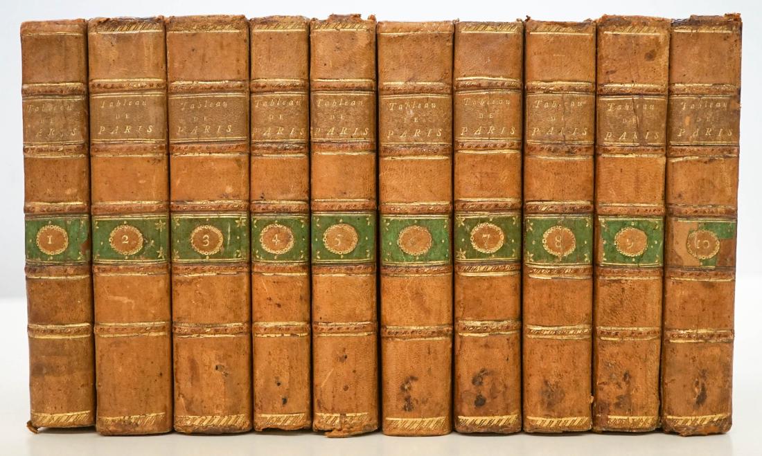 Tableau de Paris Nouvelle Edition Ten Vol's 1782 (1 of 2)