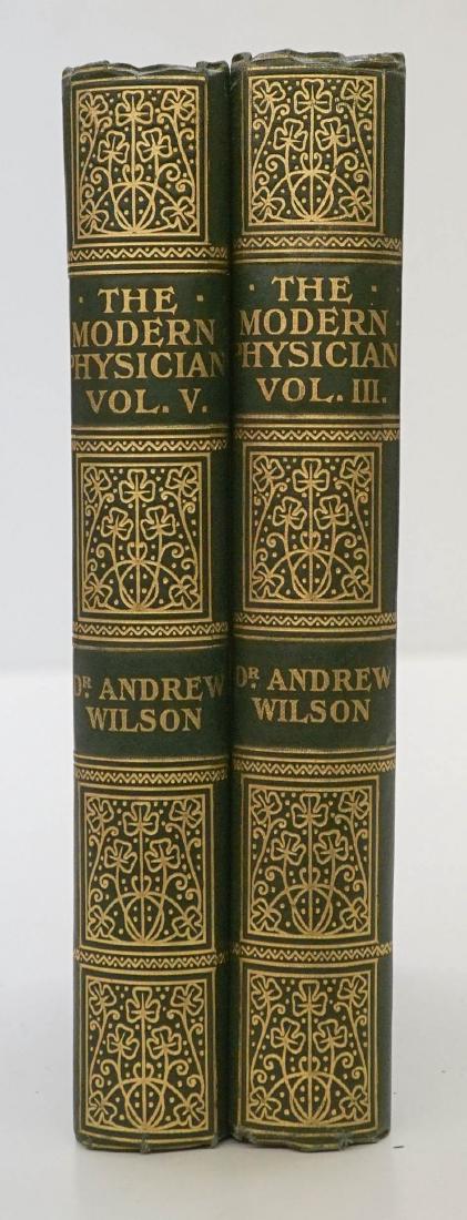 The Modern Physician 2 Volumes: The Modern Physician Volumes III and V, edited by Dr. Andrew Wilson. Caxton Publishing, London. We ship most items in-house with the exception of furniture, large or heavy artwork, heavier items or ex