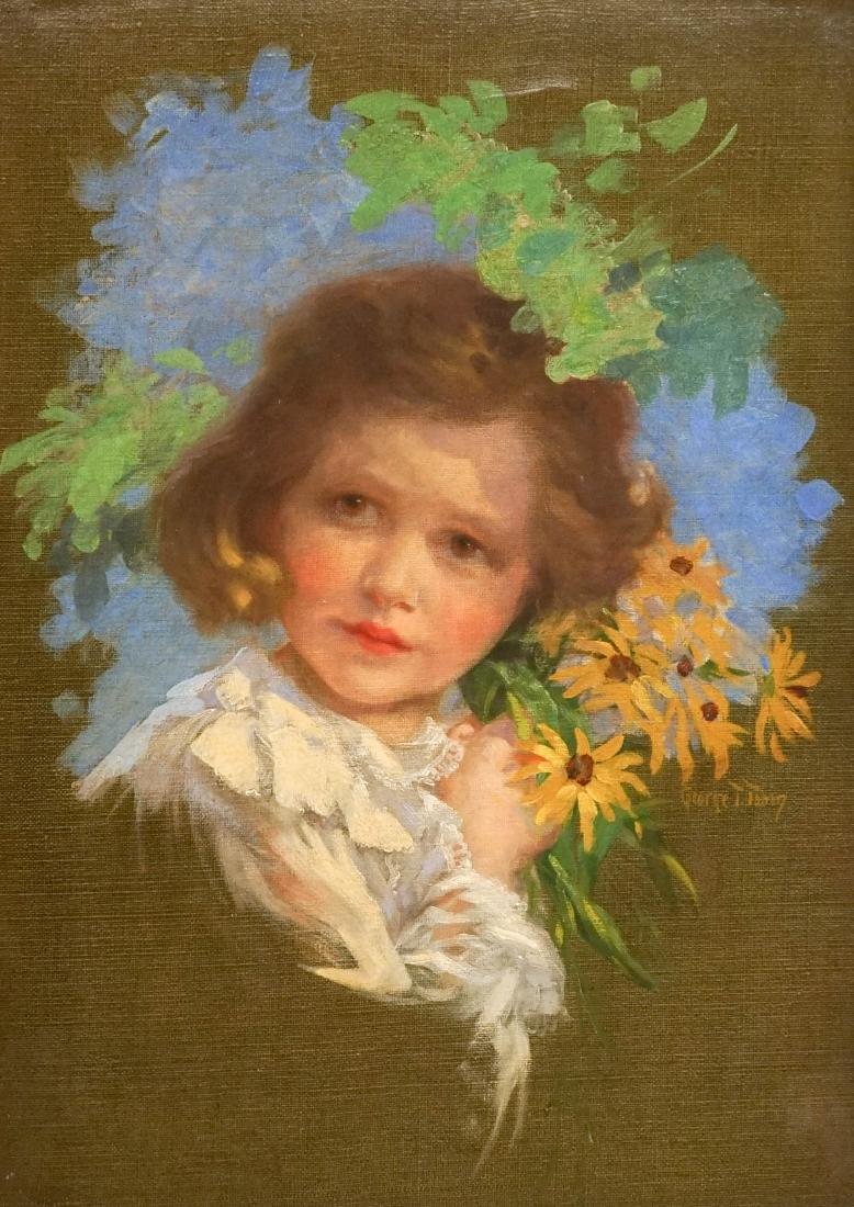 George Tobin( Vermont 1864-1956) Oil on Canvas (1 of 4)