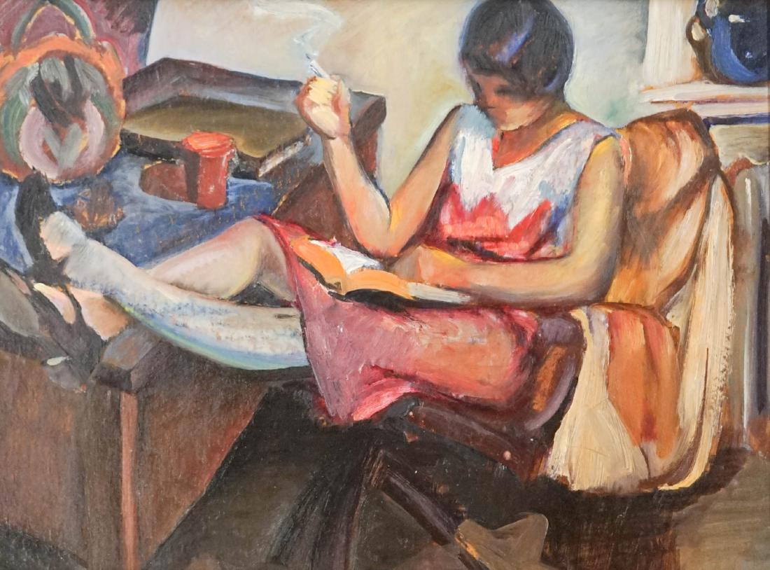 Virginia True (1900-1989) Attributed Oil Painting (1 of 3)