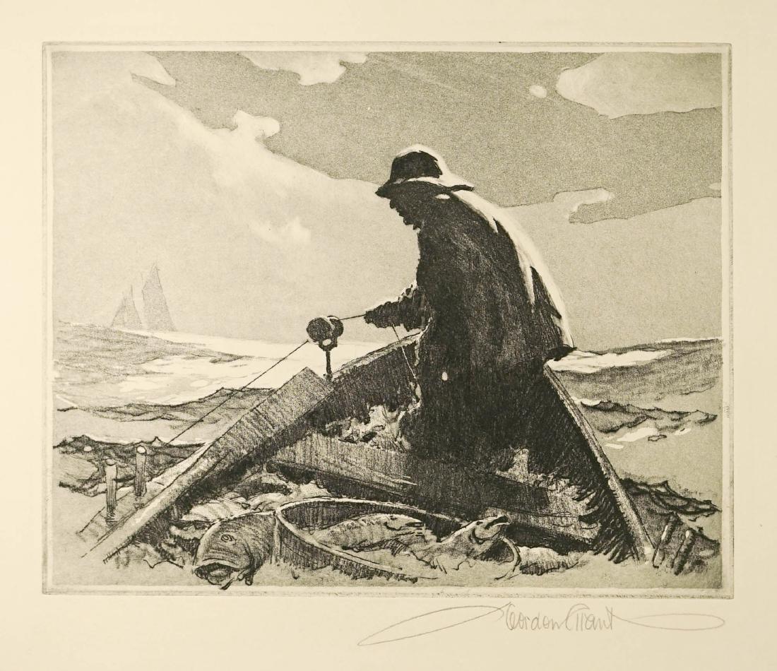 Gordon Grant Banks Fisherman Signed Etching (1 of 4)