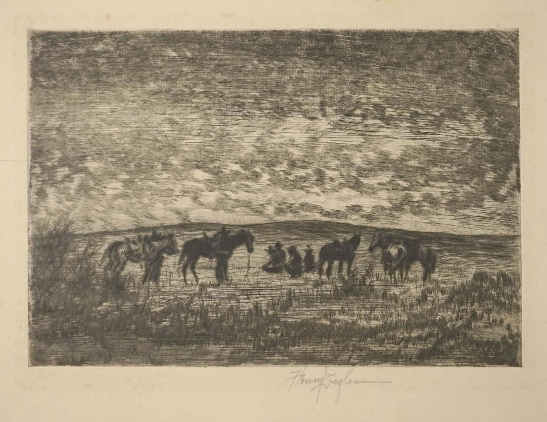 Henry (Harry) Ziegler Signed Etching (1 of 4)