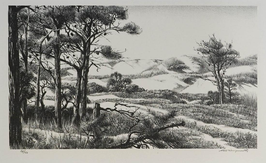 Stew Wengenroth Signed Lithograph Dune Road (1 of 4)