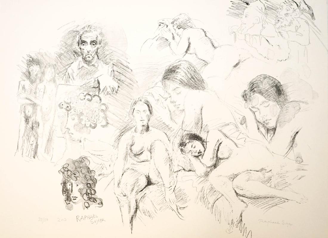 Raphael Soyer Lithograph (1 of 4)