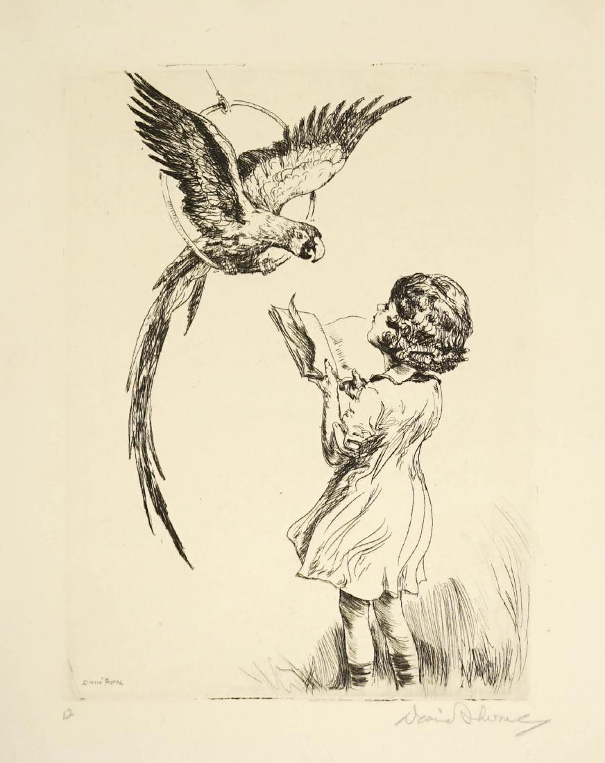 Diana Thorne Signed Etching (1 of 2)