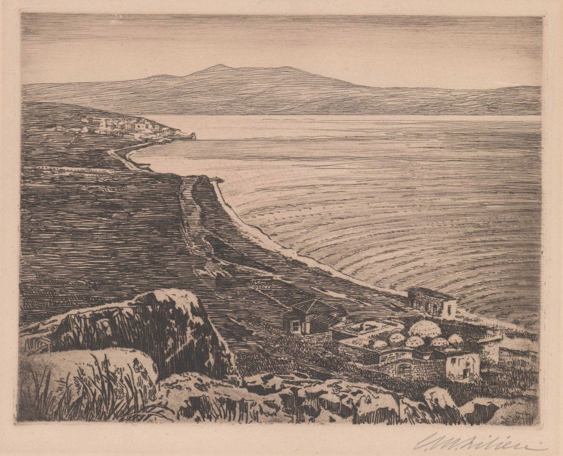 Ephraim Moses Lilien Etching (1 of 4)