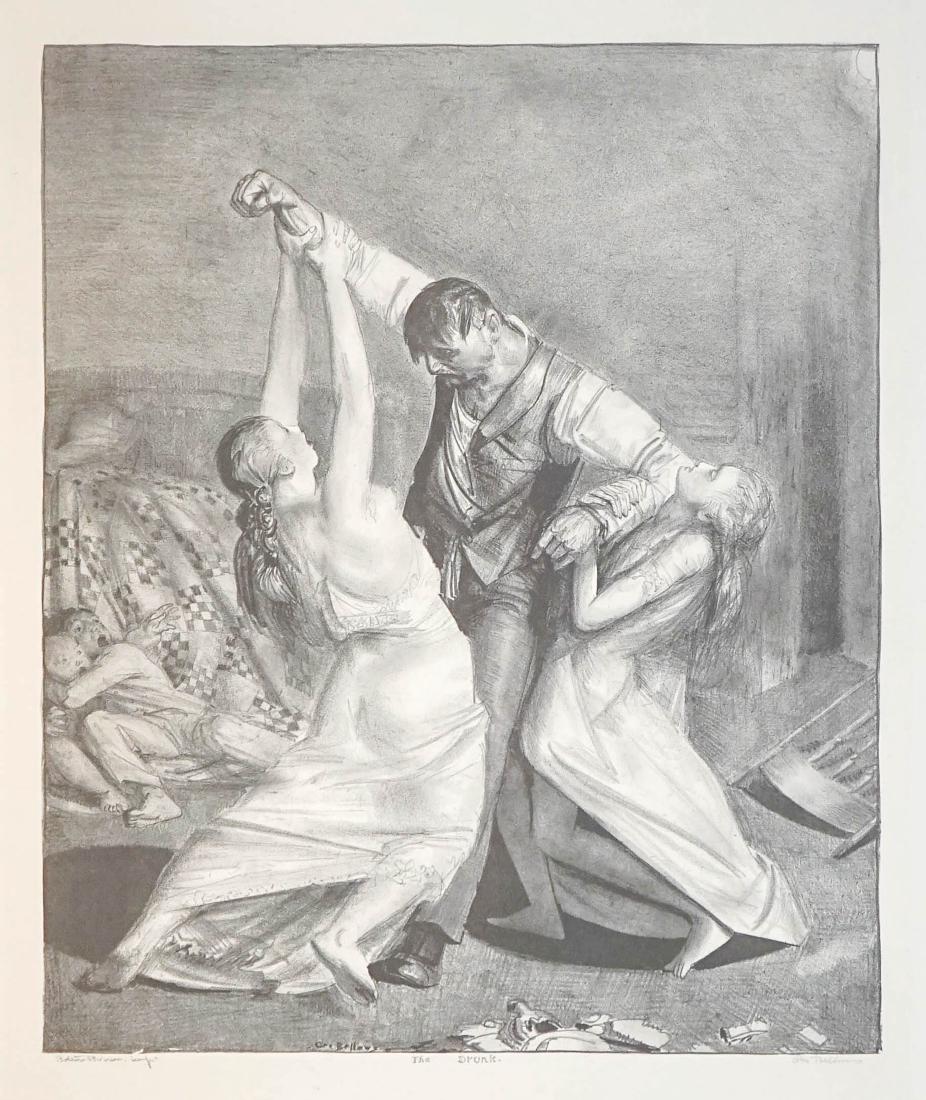 George Bellows Lithograph [The Drunk] (1 of 5)