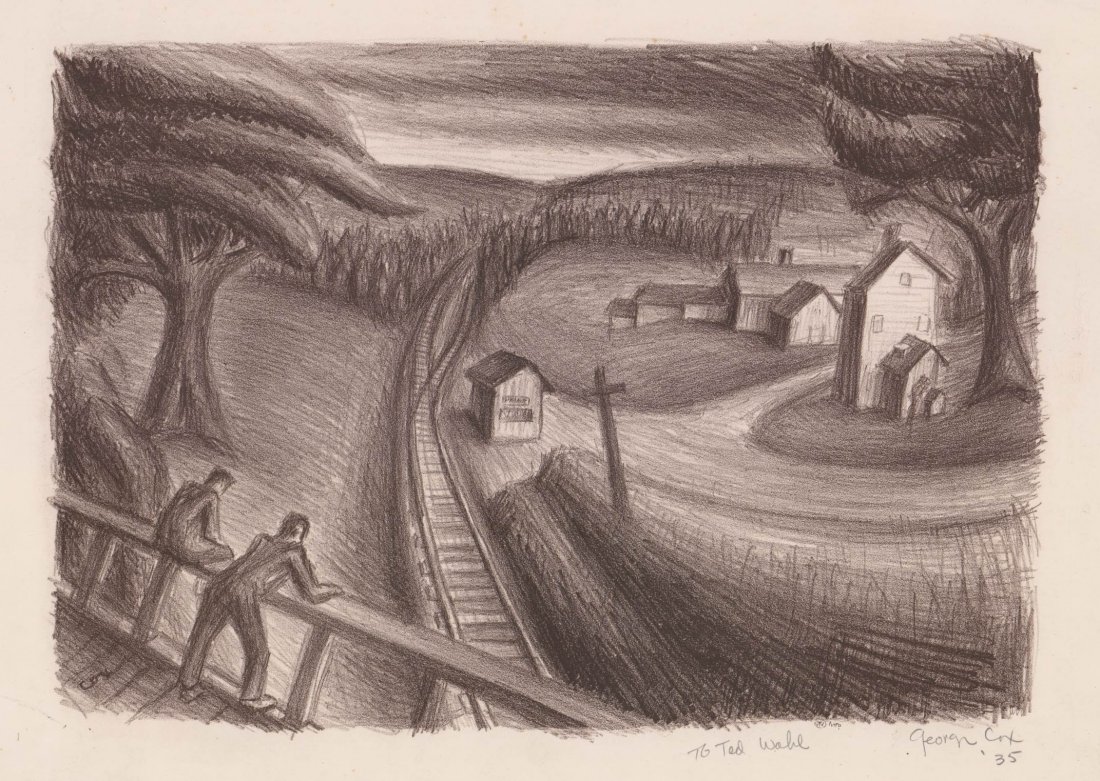 George Cox Lithograph (1 of 4)