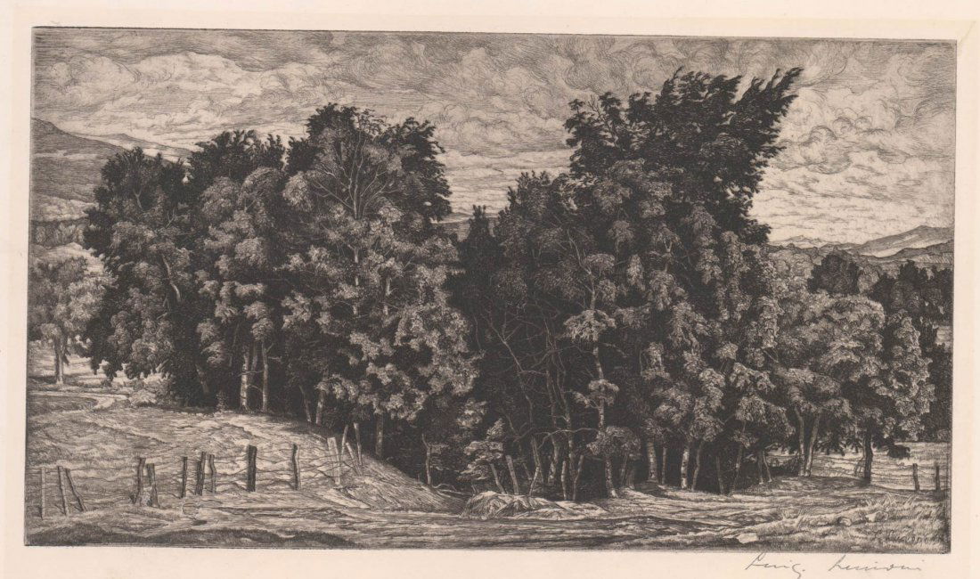 Luigi Lucioni Etching (1 of 4)