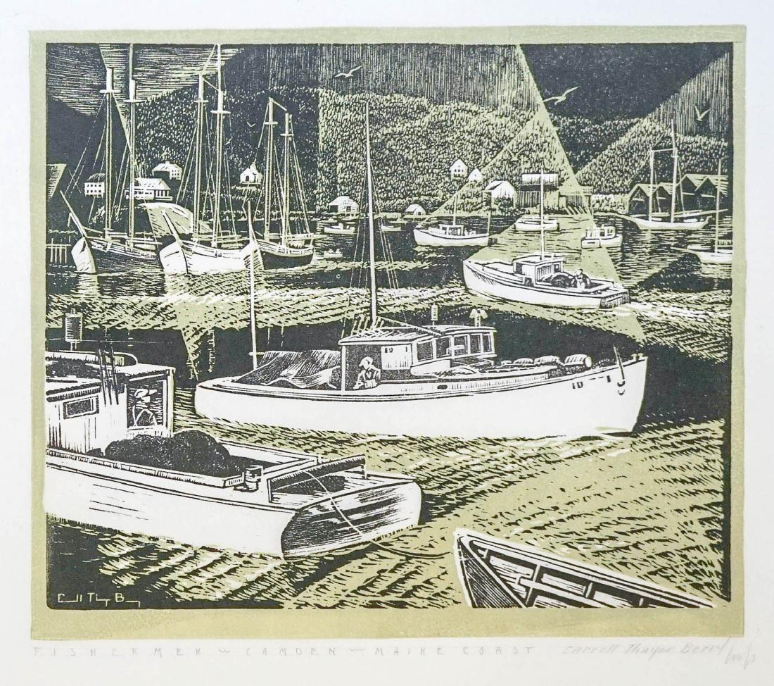 Carroll Thayer Berry Woodblock Print (1 of 4)